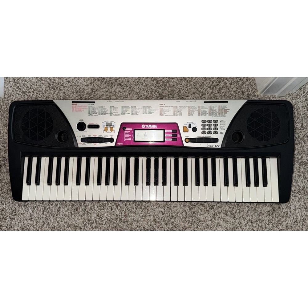 Yamaha PSR-172 61-Key Keyboard SN: 0154866 - AMAZING CONDITION - WORKS PERFECTLY